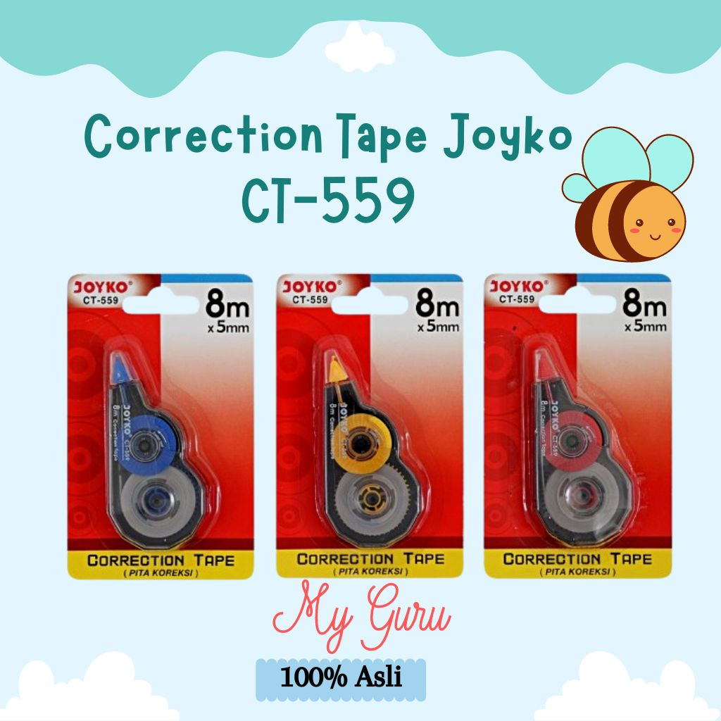 

[PCS] CORRECTION TAPE / TIP-X ROLL JOYKO CT-559 (8 METER)