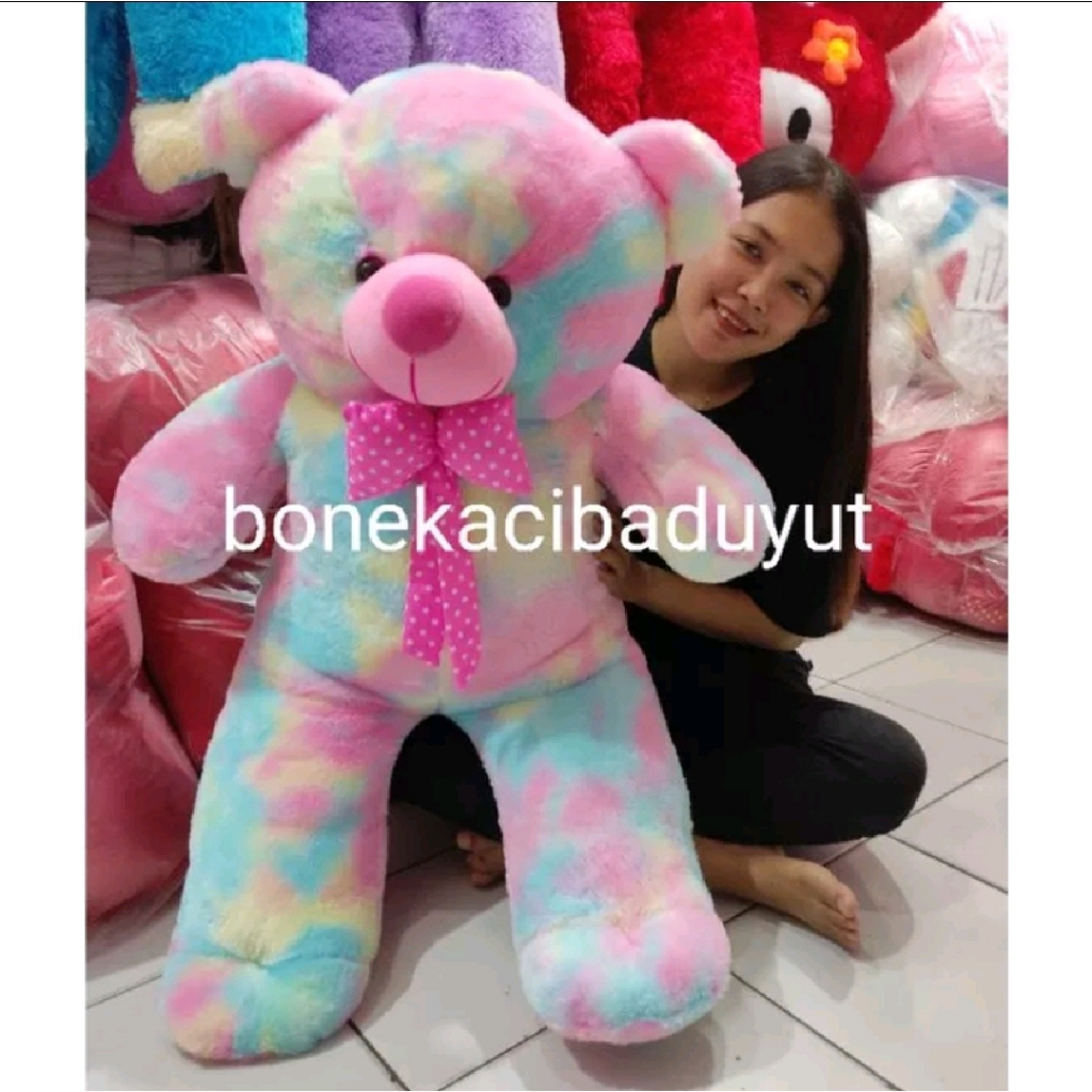 BONEKA TEDDY BEAR CUITE LUCUU SNI BONEKA TEDDY BEAR KADO ULTAH BONEKA BERUANG 90 CM