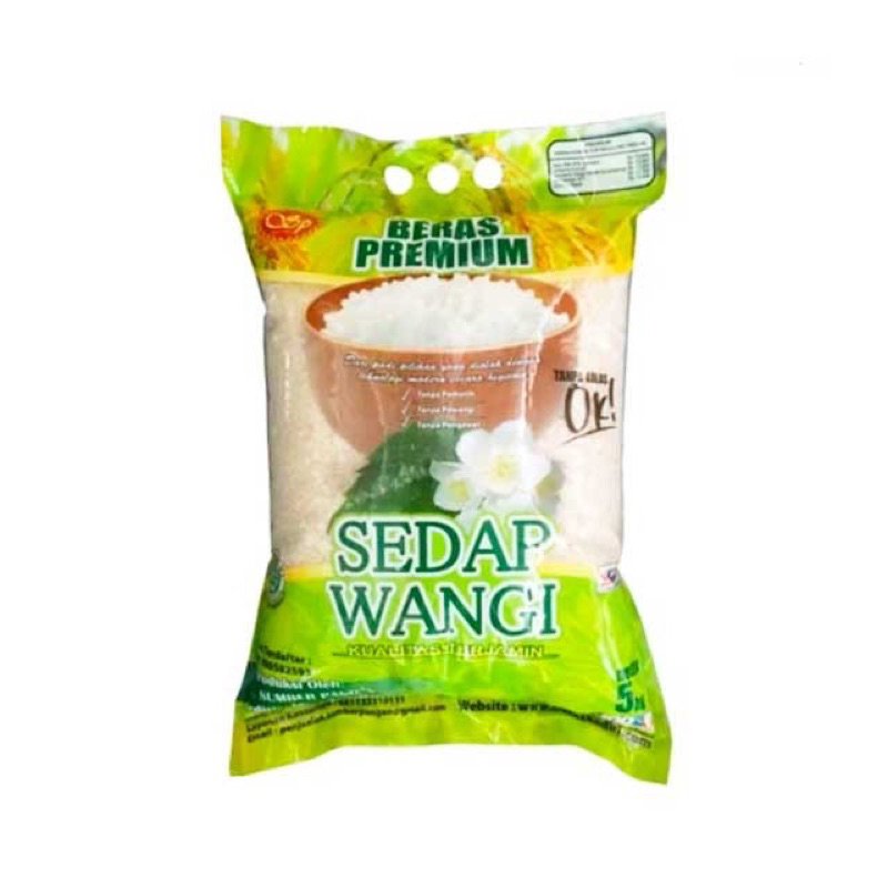 

Beras Premium Sedap Wangi 5Kg