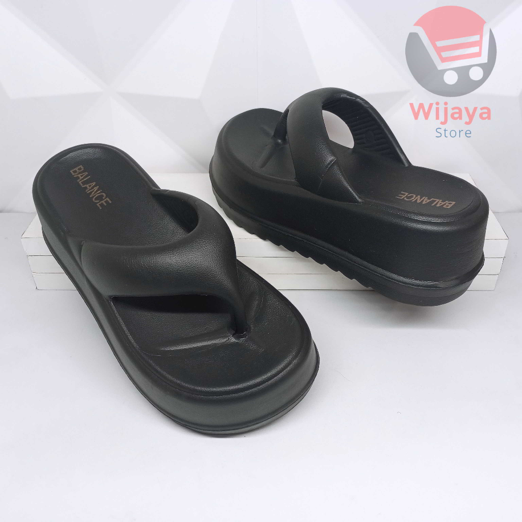 Sandal BALANCE 7628 Wedges Jepit Wanita Sendal Jepit Tebal Ringan Cewek Perempuan