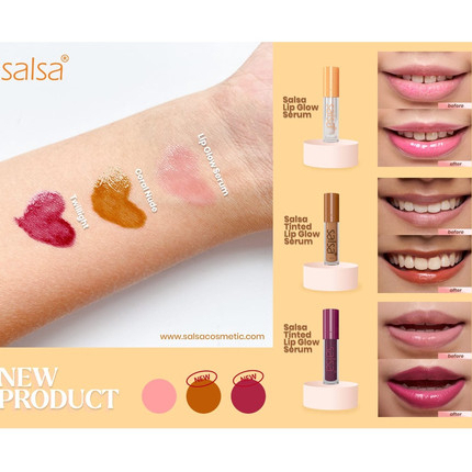 Salsa Lipglow Serum I Bening I Coral Nude I Twilight