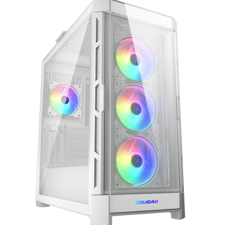 COUGAR GAMING CASE DUOFACE PRO RGB WHITE MID TOWER PC CASE CASING