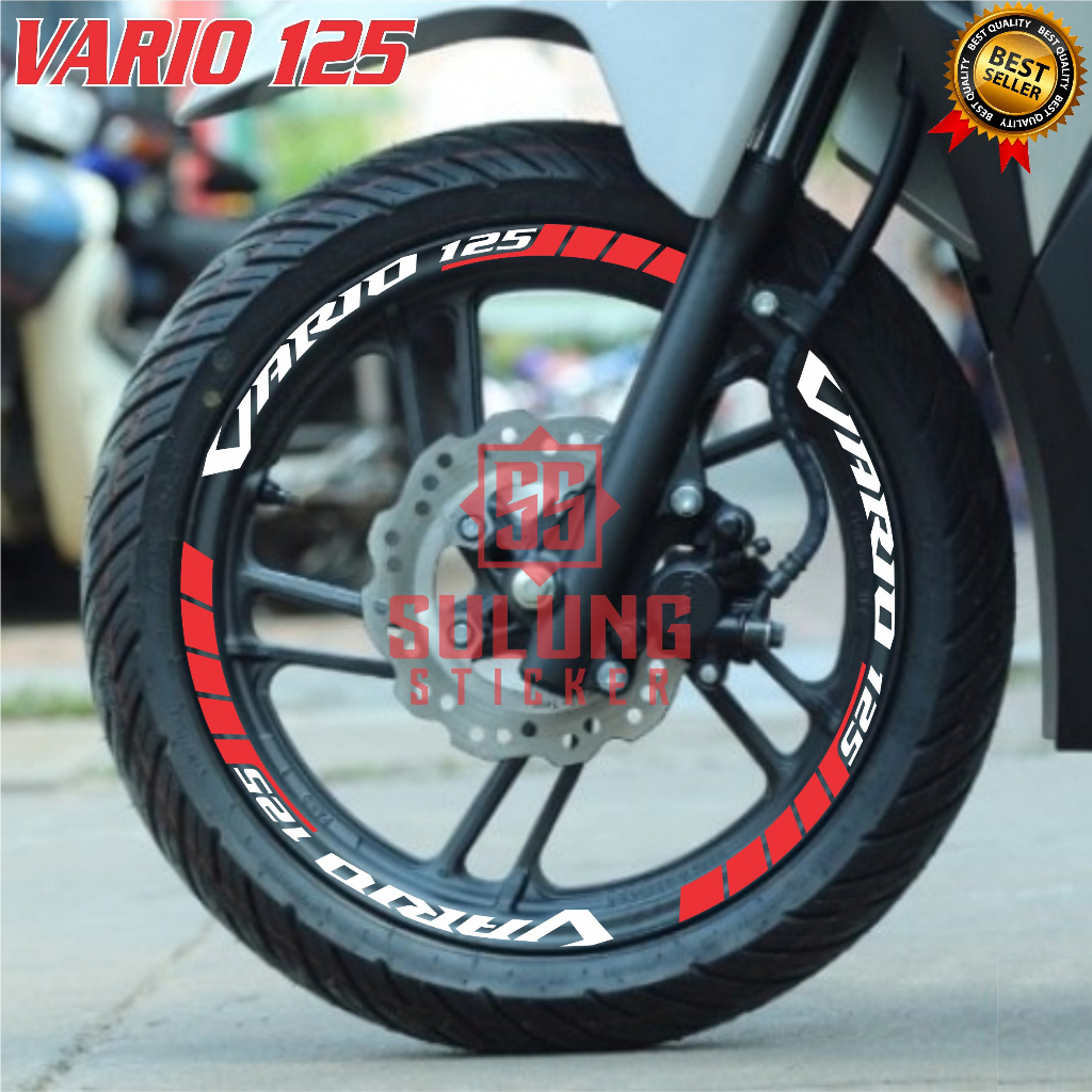 Stiker Velg Motor Vario 125 Cutting Sticker Variasi Pelk Termurah