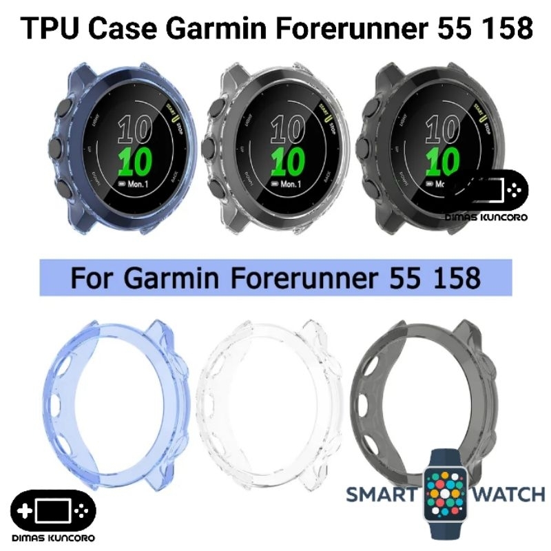 TPU Case Garmin Forerunner 55 158 silicone silicon casing protector fr FR55 FR158