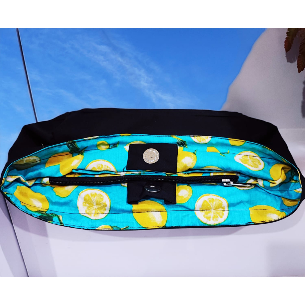 Pouch Dompet Organizer Aksesoris Tas Motif Penutup Magnet