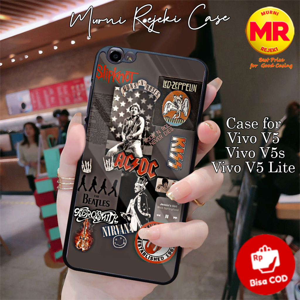 Casing Hp Vivo V5 V5s V5 Lite Case Vivo V5 Lite Motif BAND04 Case Keren Casing Vivo Case Anime Softc