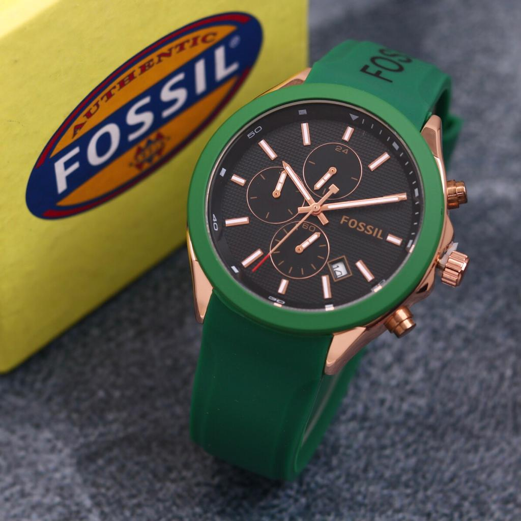 Grosiran Jam Tangan Pria Foss Tanggal Aktif Chrono Aktif YL-2165 Free Baterai dan Box