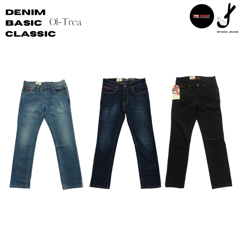Istana Jeans  Celana Jeans Basic Classic ol-Trea   M45 Jeans