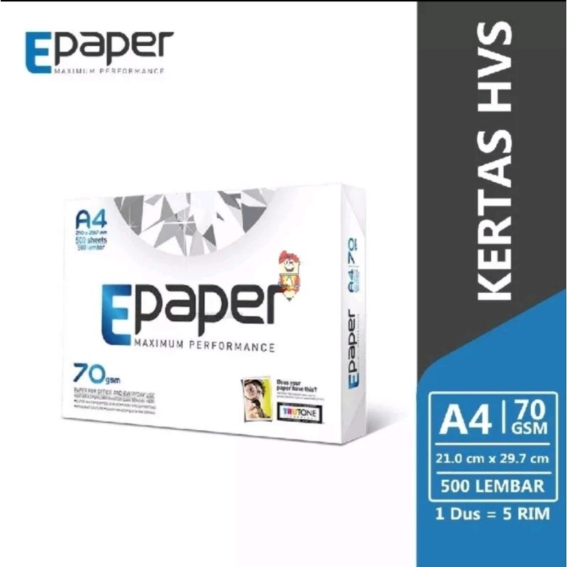 

(COD)Kertas Fotocopy HVS 70 gsm E-Paper A4
