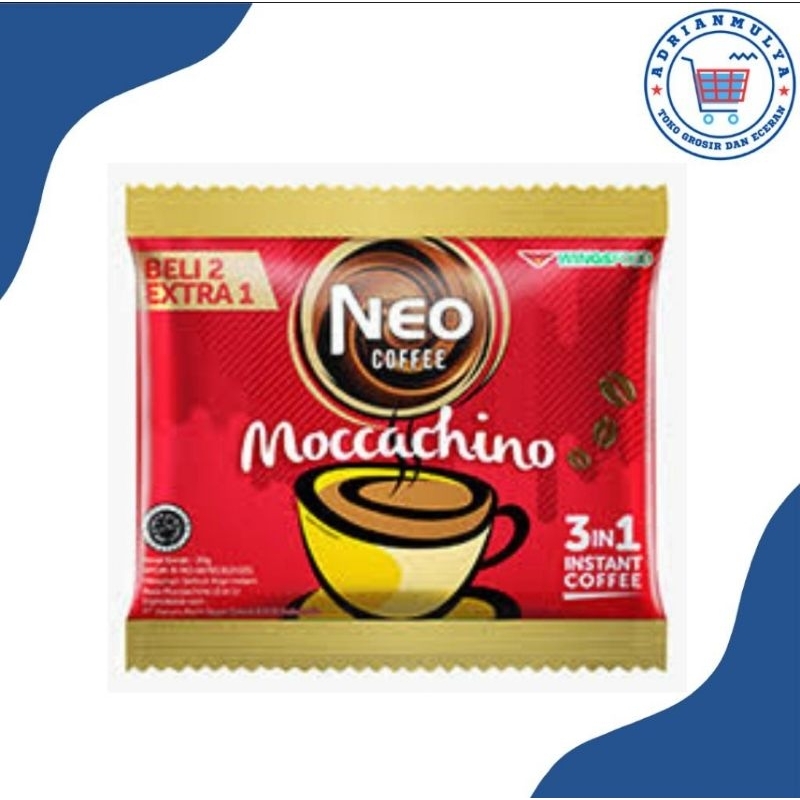 

Neo Coffe Moccachino Sachet 3in1 20gram isi 10 sachet