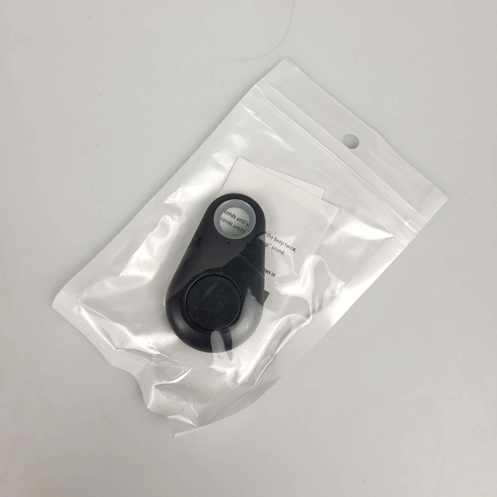 iSearching Smart Bluetooth Tracker Wireless Remote Shutter pelacak barang- Black