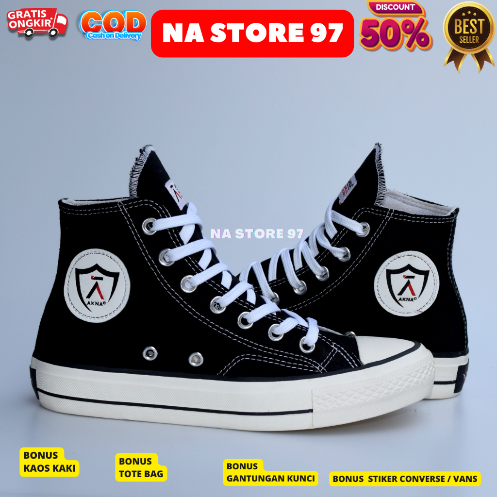 Sepatu AKNA Elio Sneakers Kasual Pria Dan Wanita
