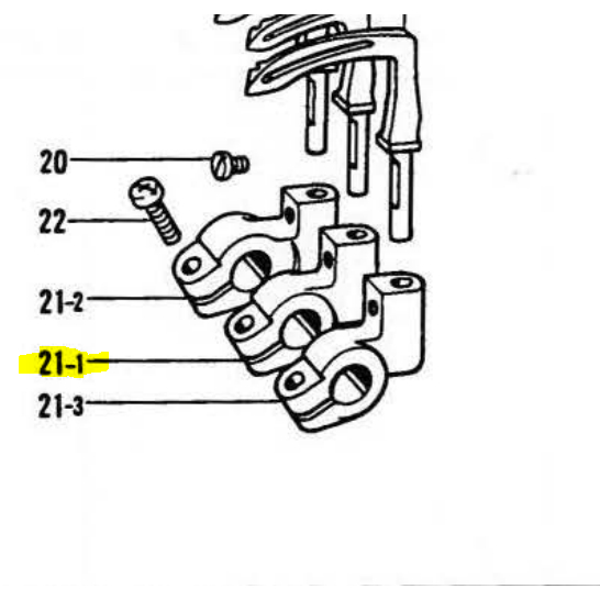 Looper Holder Mesin Jahit Make Up YX-926 / B-926 Ori Taiwan