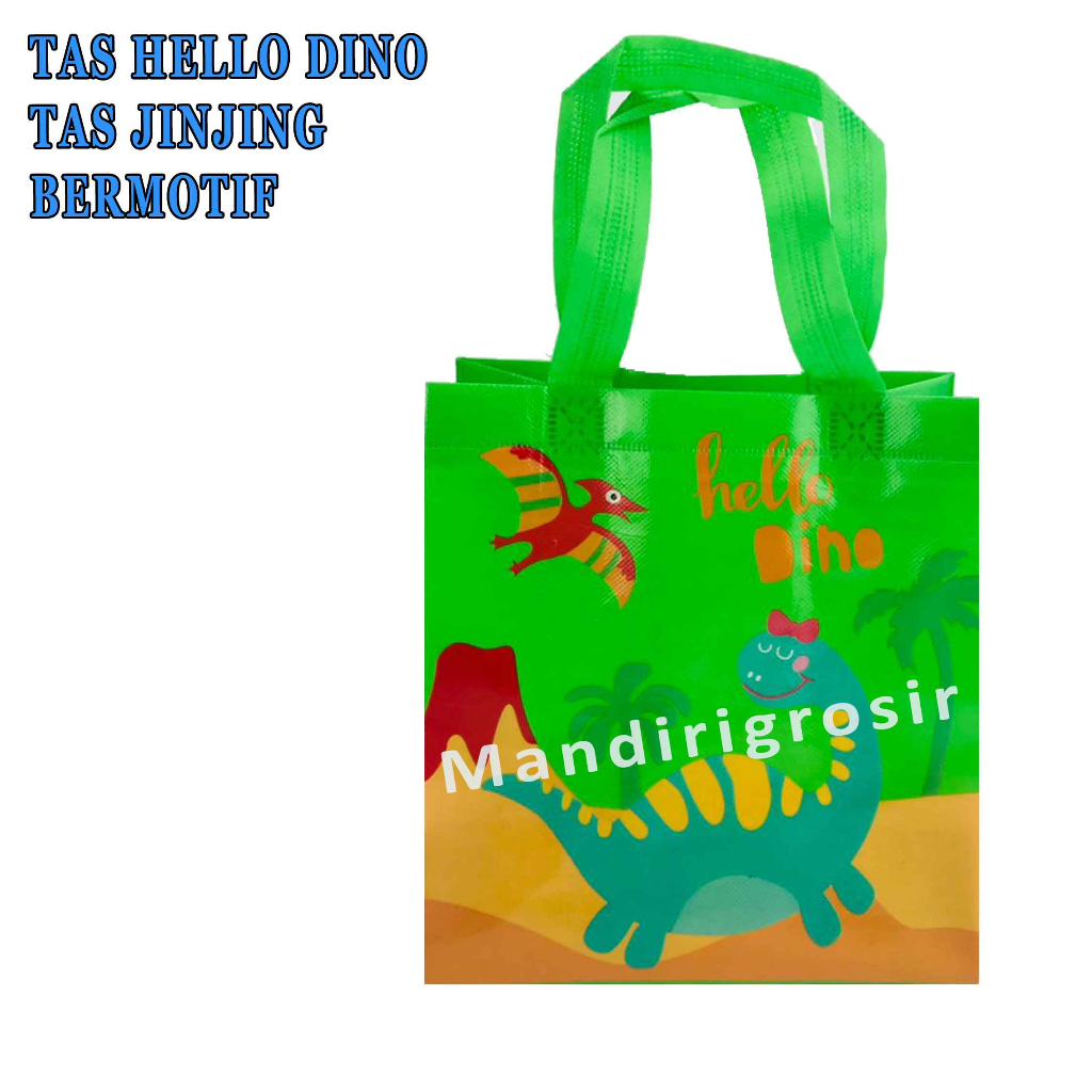 Tas Plastik * Tas Jinjing * Tas Motif Serbaguna * Tas Hello Dino