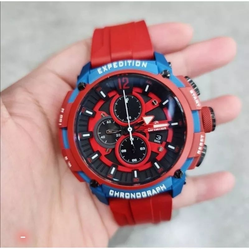 SS.id READY JAM TANGAN ORIGINAL PRIA EXPEDITION 6781 CHRONOGRAPH / JAM EXP 6781 PRIA.