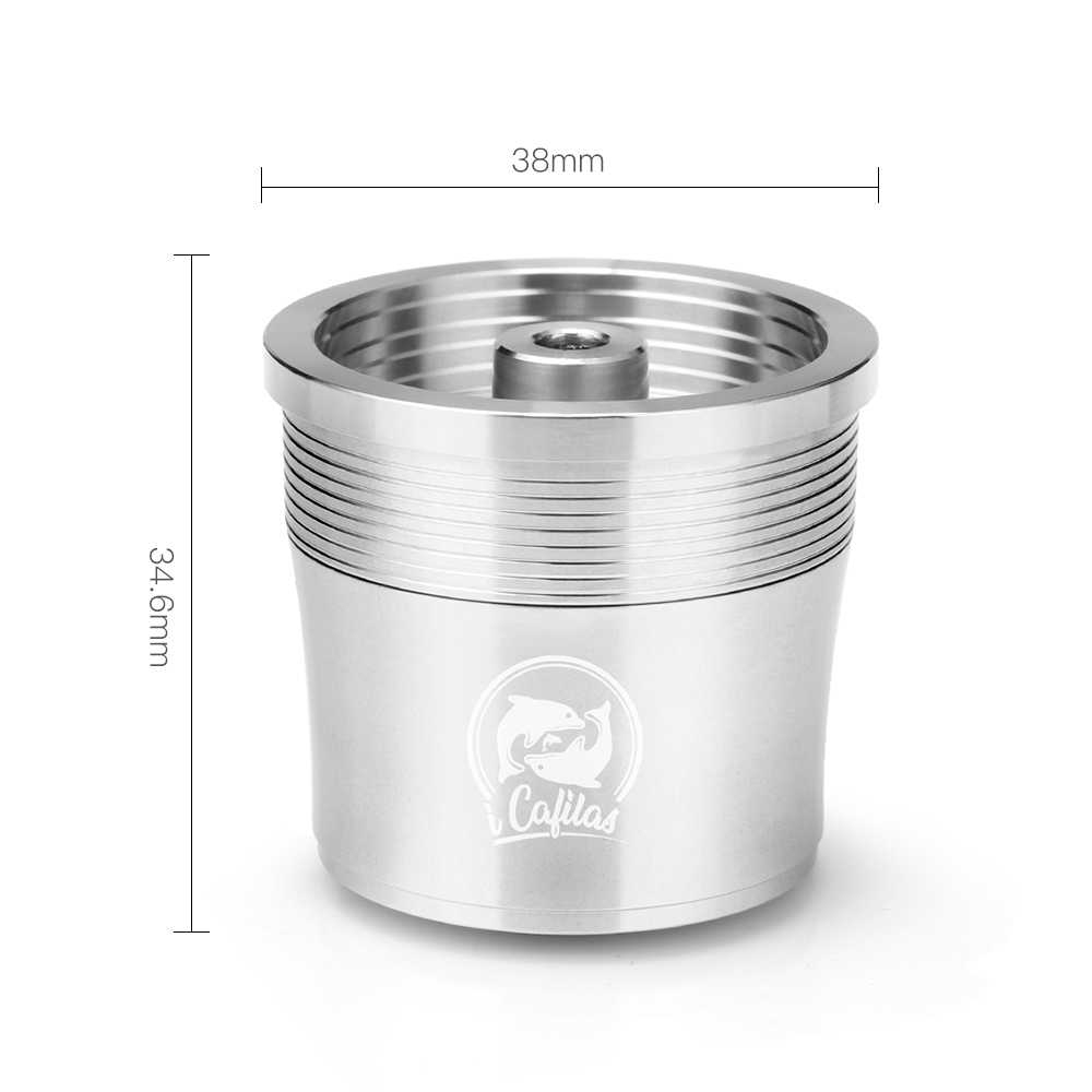 Adapter Kapsul Kopi Reusable untuk Mesin Dolce Gusto Lumio Pembuat Kopi Material Stainless Steel Berkualitas