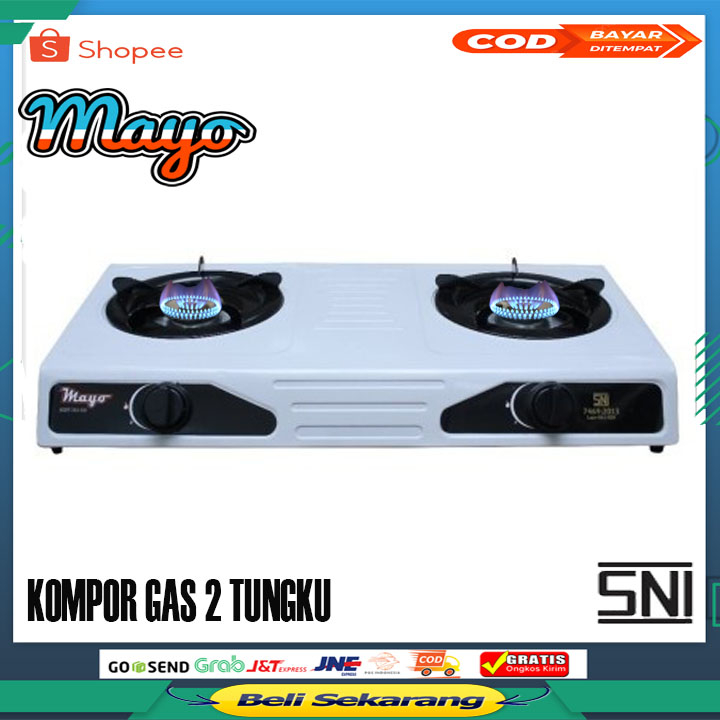 Kompor Gas Maycook-AWARA 2 Tungku KOMPOR TERBARU MURAH BERGRANSI RESMI