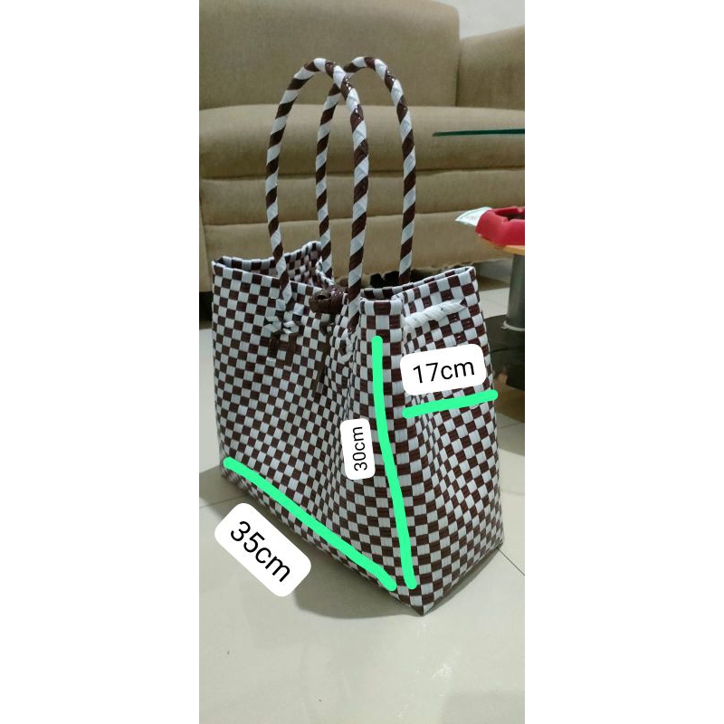 tas jali tas anyaman plastik premiun size L