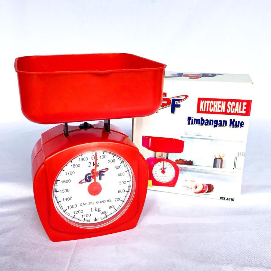 Timbangan Kue Serbaguna Kitchen Scale Analog / Manual GSF kapasitas 2 KG GSF