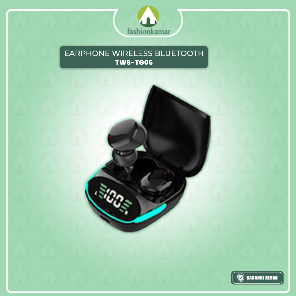 Earphone Bluetooth TWS TG06 HI-FI Bluetooth Wireless V5.3