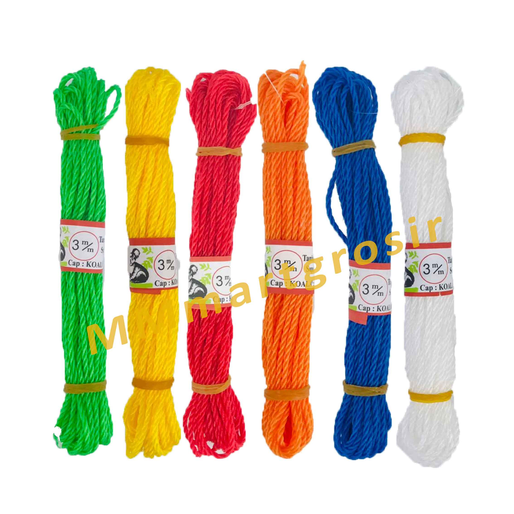 Tambang Plastik / Super Quality / Tambang Serbaguna / Tambang Warna-Warni
