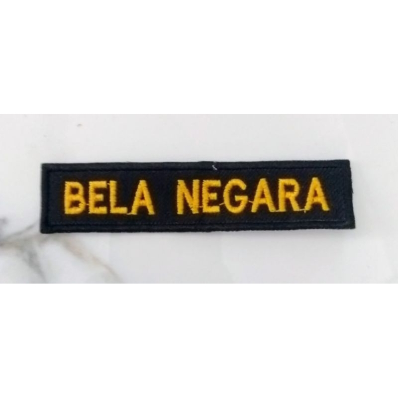 Patch bordir BELA NEGARA