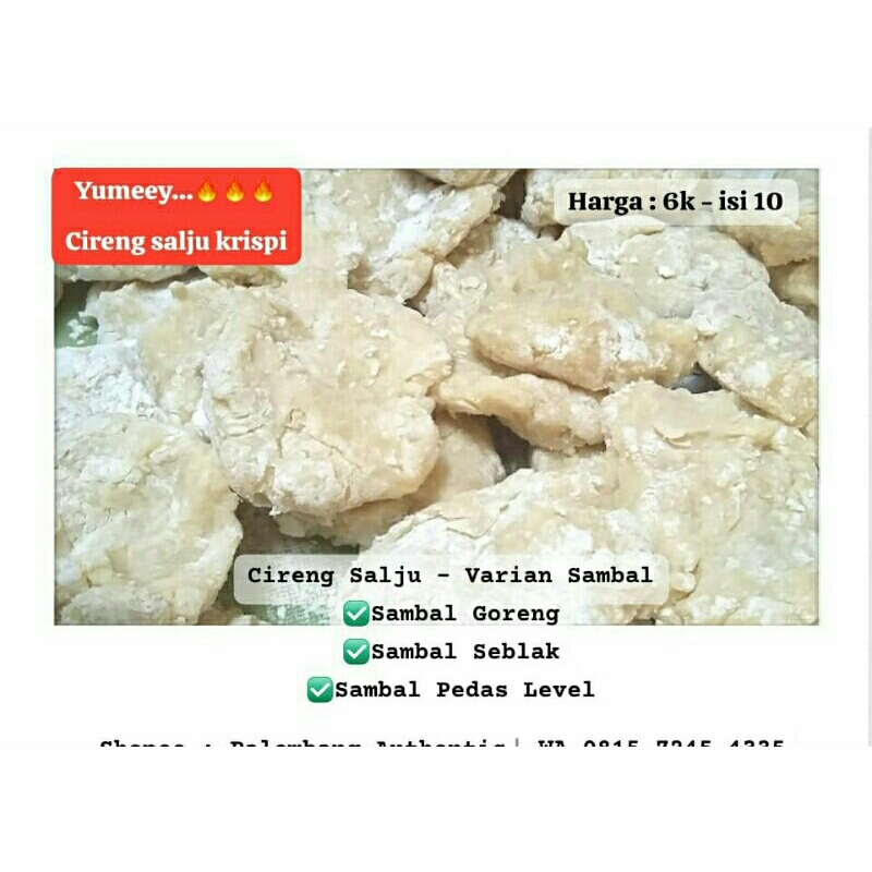

Authentic | CIRENG SALJU Isi 10