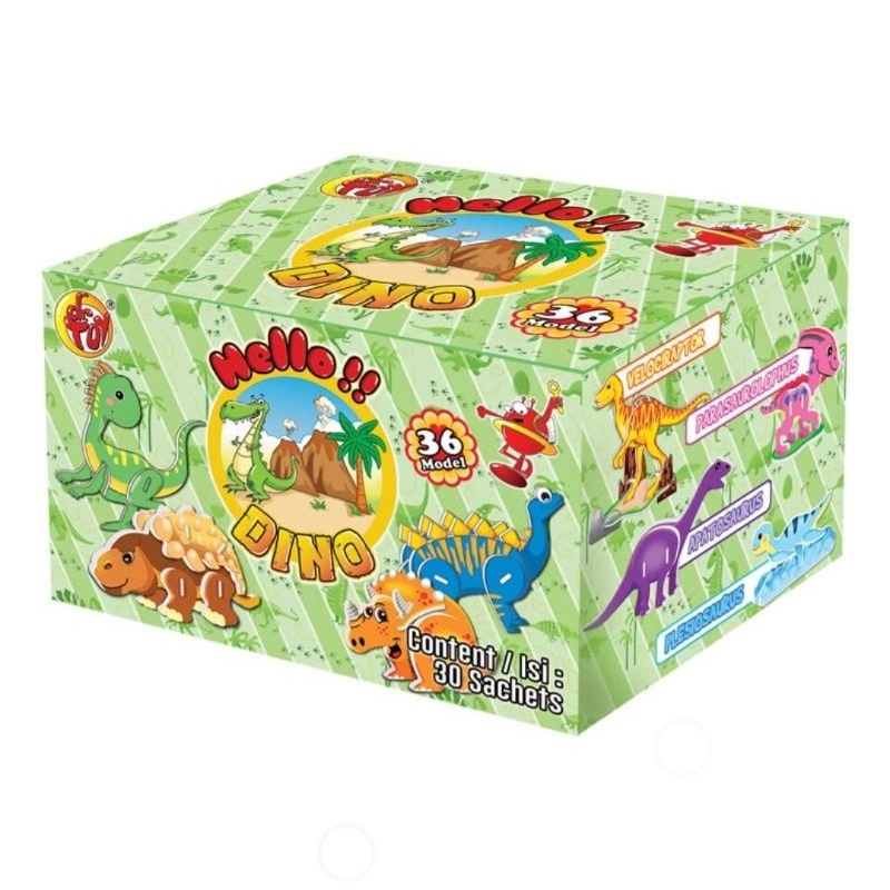 Set 30pc Puzzel 3D Dino Dari DR Toys