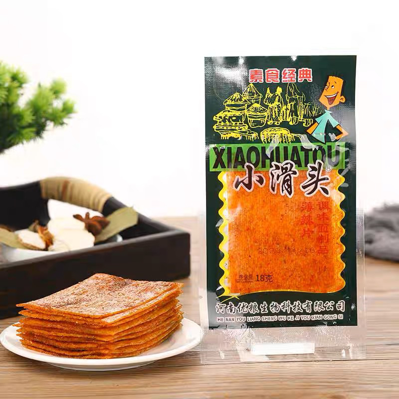 

(HALAL) Xiao Hua Tou Latiao Lapian Spicy Mini 素食经典 小滑头18gr