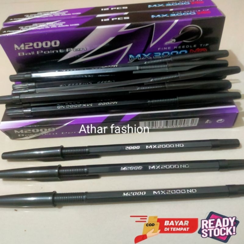 

pulpen 1 box 12 pcs / ballpoint M2000