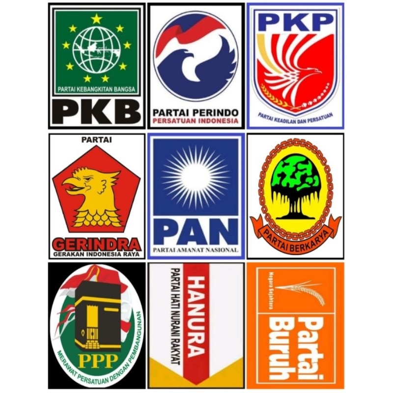 

STIKER PARTAI POLITIK LAMINASI GLOSSY ANTI AIR