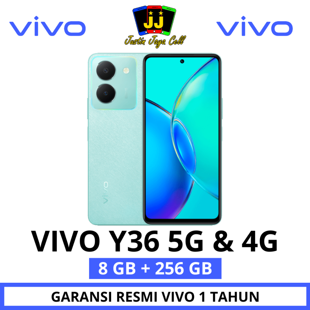 VIVO Y36 5G 8/256 &amp; Y36 4G 8/256 EXTENDED RAM 8GB GARANSI RESMI VIVO 1 TAHUN