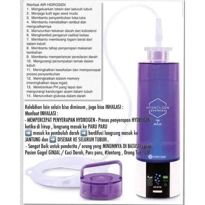 (preloved) hidrogen fontaine purple edition