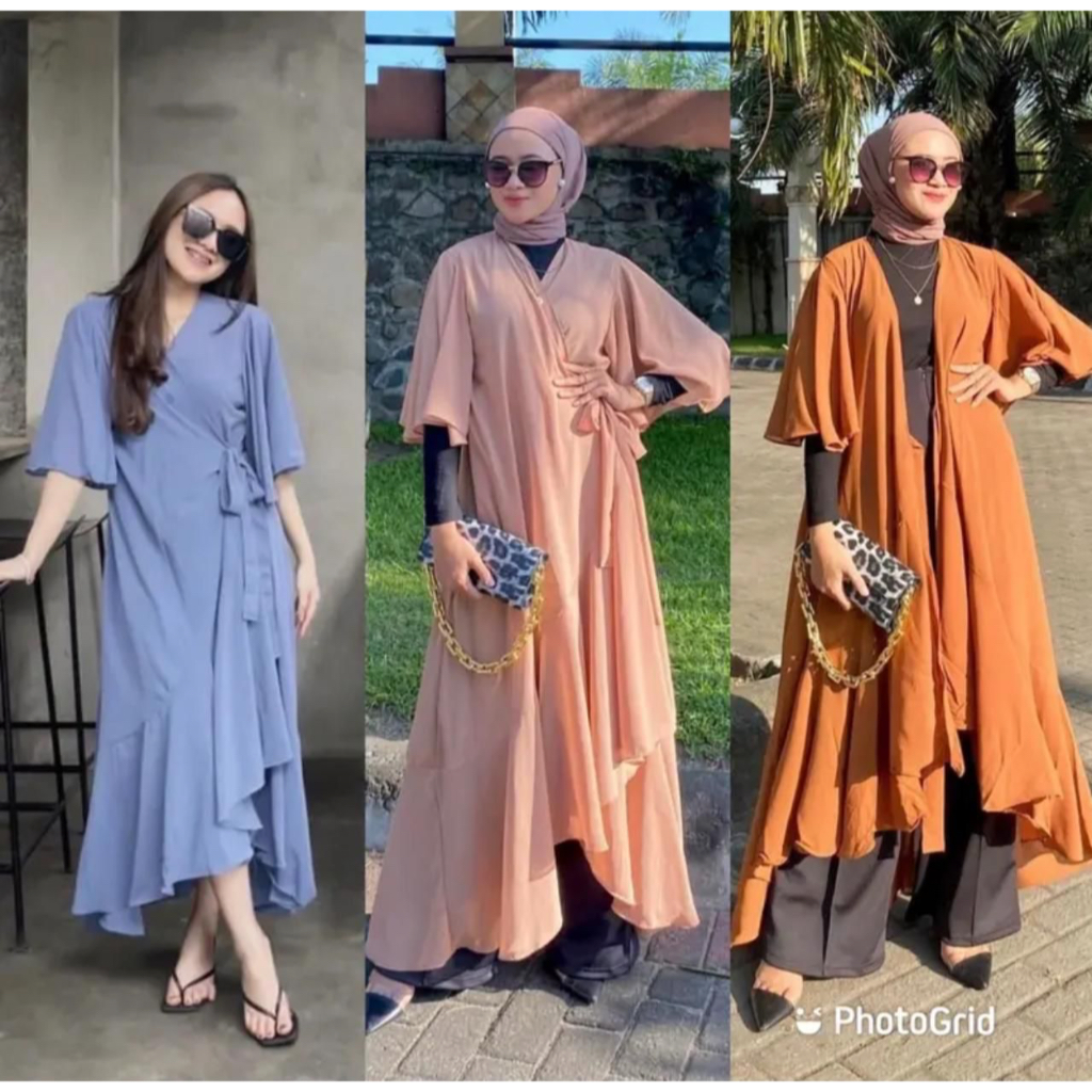 Qila Outer | Long Outer Wanita | Baju Pantai Wanita