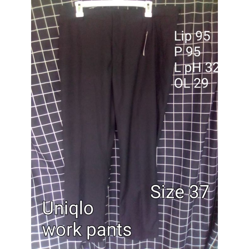 Work pants Uniqlo size 37