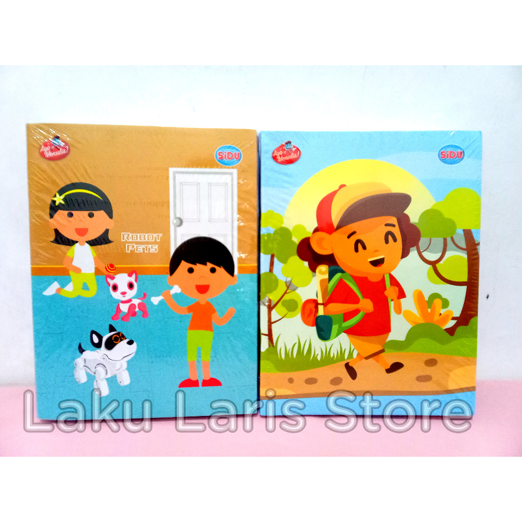 

(5pcs) Buku tulis sidu 78 Lembar Paket buku tulis sekolah anak