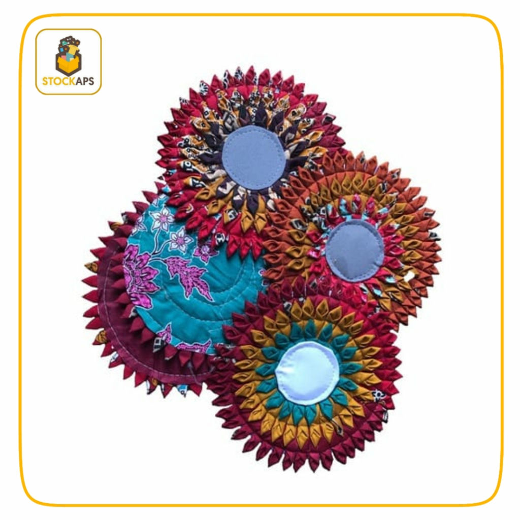 Tatakan Gelas / Tatakan Anti Panas / Tatakan Kain Perca