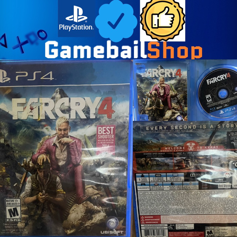 PS4 Game - FarCry Far Cry FC 4 ( Reg All / English ) Kaset Game BD PS4 FISIK