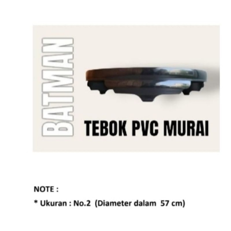 tebok pvc tebal murai no 2 model batman bahan tebal.