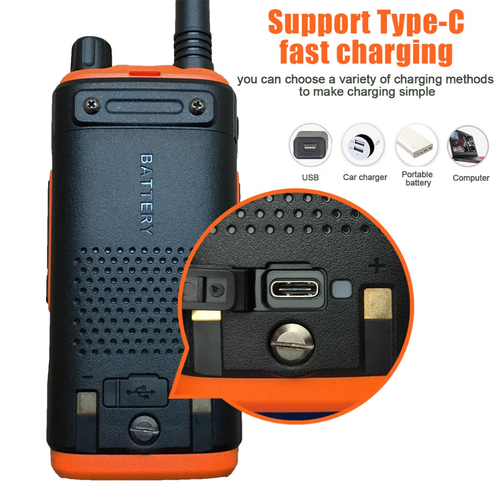 BAOFENG UV-17 - Radio Handy Walkie Talkie Dual Band - 5W Power - Radio Panggil 2 Arah - Versi Terbaru 2023