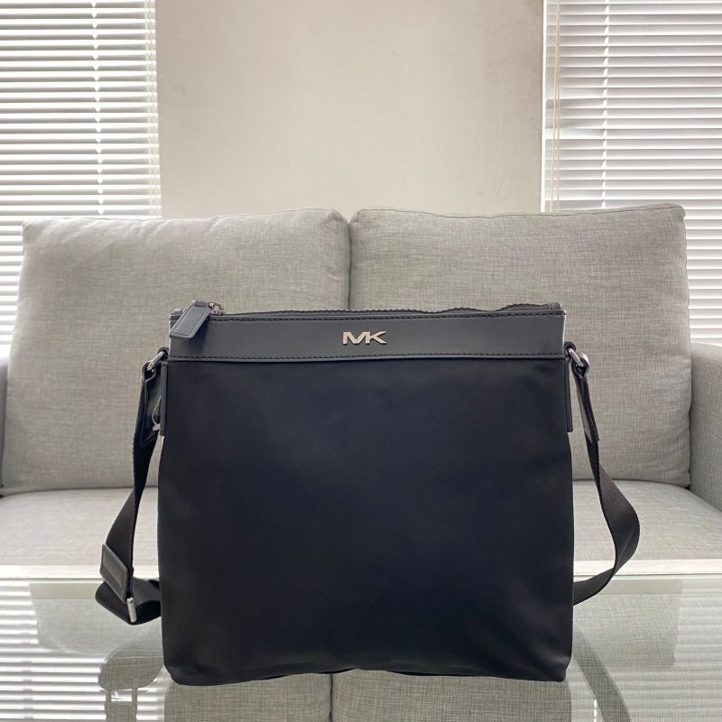michael kors kent nylon xbdy black crossbody bag