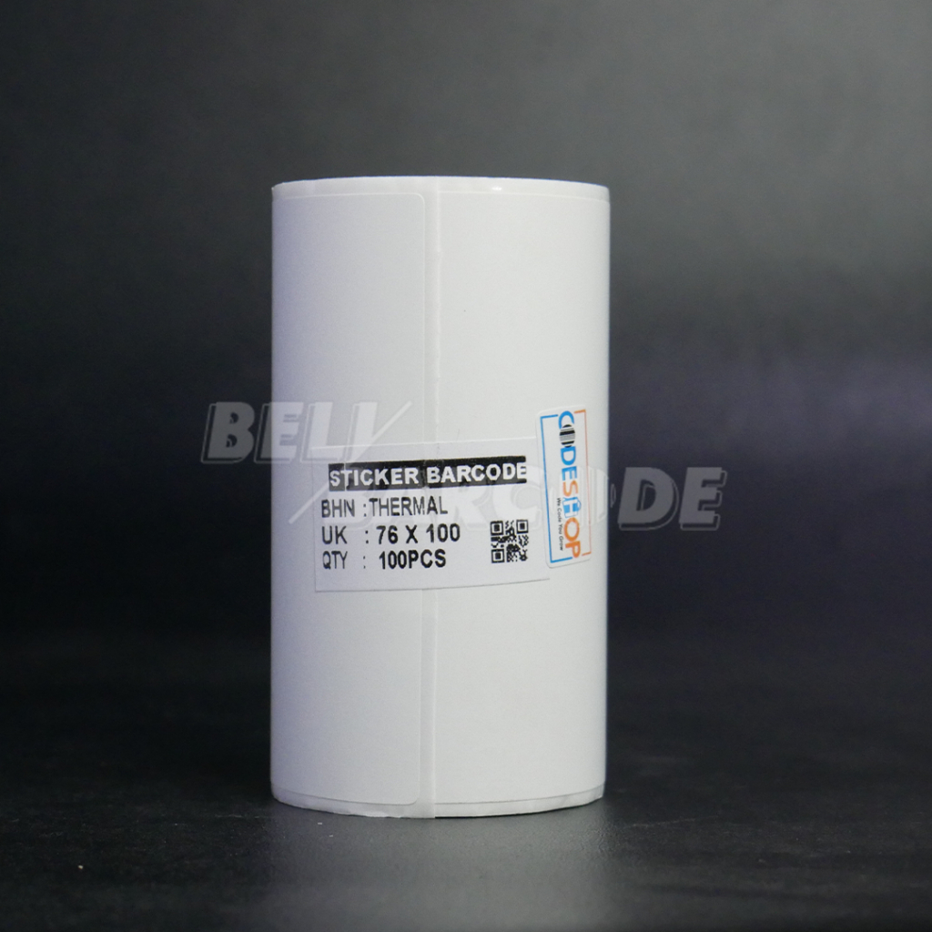 Stiker Printer Portable Label Resi Thermal 76x100mm Coreles isi 100