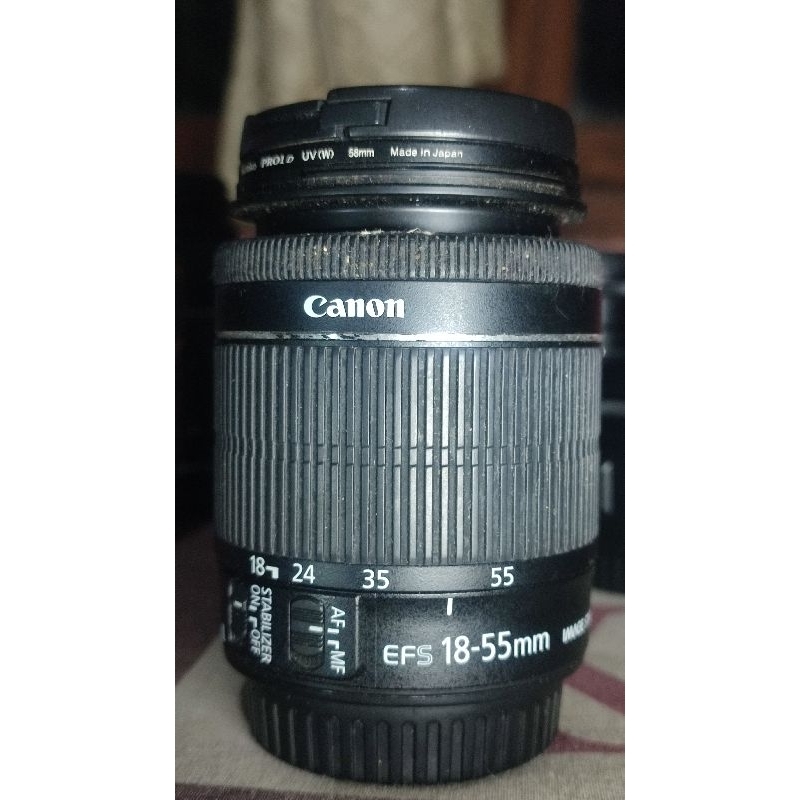 lensa kit Canon 18-55mm is STM