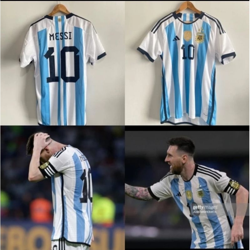 JERSEY BAJU BOLA ARGENTINA HOME 2022/2023 GRADE ORI