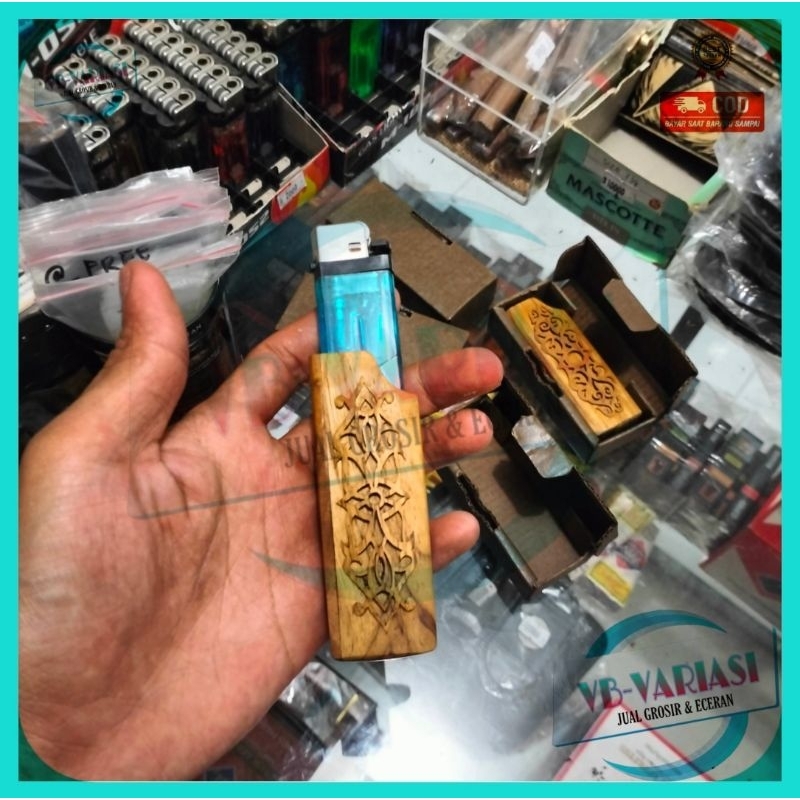PEMANTIK PEMATIK KOREK COVER KOREK API TOKAI CUSTOM KAYU SARUNG KOREK API TOKAI