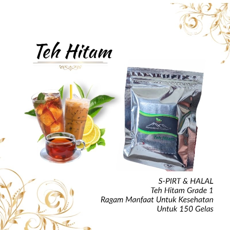 

Teh Hitam - Black Tea CTC 150Gr Thai Tea - Milk Tea