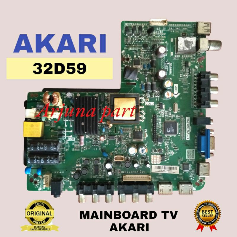 MAINBOARD TV AKARI 32D59 / MB TV AKARI 32D59 / MESIN TV AKARI 32D59 / MODUL TV AKARI 32D59 / MB AKAR