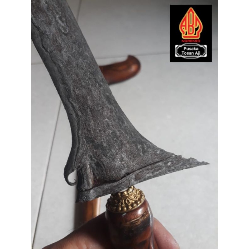 Keris Sempaner Bilah Nyujen Pamor Wos Wutah Pajajaran Sepuh Kuno