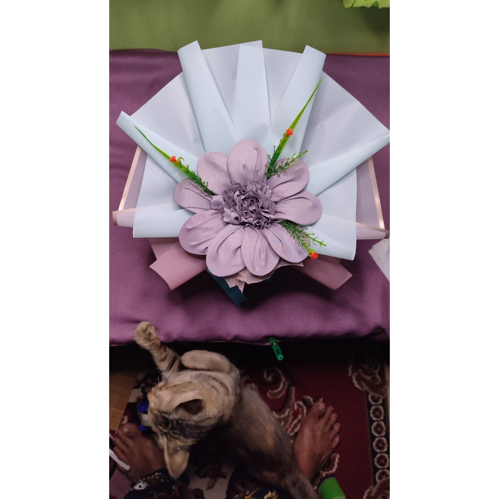 

BUKET HIJAB BUNGA // BUCKET WISUDA // bouquet Jilbab bunga wedding // BUKET MURAH kado pesta Kalemanis Craft