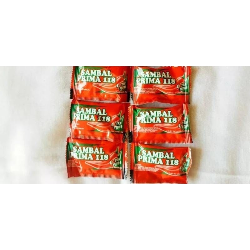 8.Kemasan Sachet Sambal Saus @ 5 Gr Saos Prima Sachet 1 Pcs